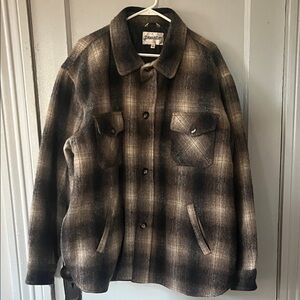 St. John’s Bay XL Vintage Plaid Chore  Coat/Jacket